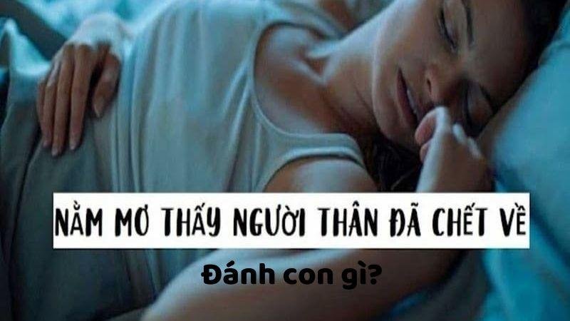 Đánh con gì khi nằm mơ thấy người thân chết?