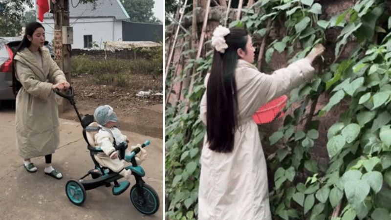 Vợ Quang Hải Về Quê "Xin Chùa" Rau, Bị Phát Hiện Chi Tiết Gây Ám Ảnh Trong Khung Hình 4 vo-quang-hai-1
