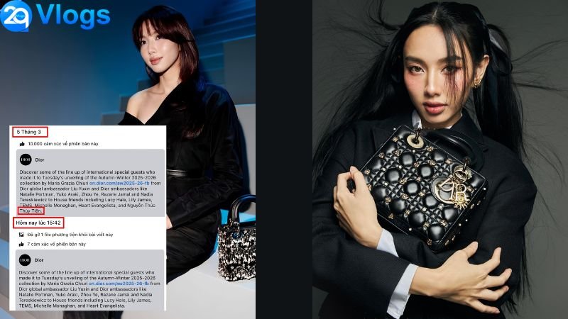 Thùy Tiên Bị Dior Xóa Sổ? Drama Căng Như Dây Đàn 4 thuy-tien-1