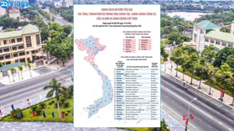 Sát Nhập Tỉnh: Dự Kiến 34 Tỉnh, Thành Và Trung Tâm Hành Chính Mới Được Công Bố 5 sat-nhap-tinh-2